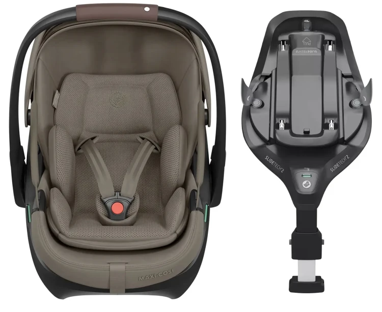 zestaw Maxi-Cosi Coral Slide Pro - Oak Truffle