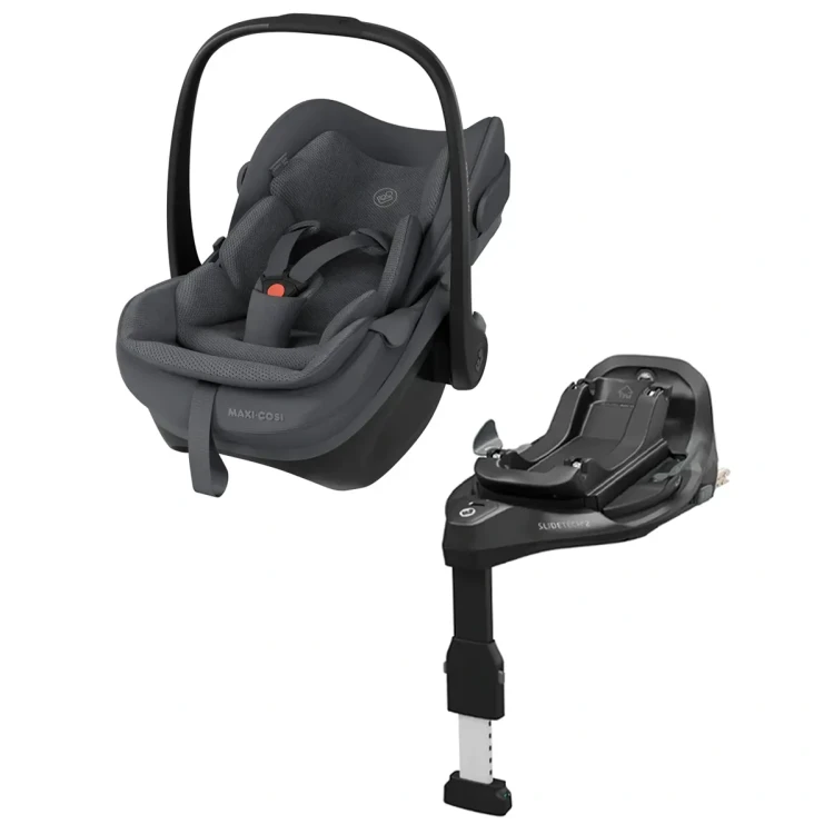 zestaw Maxi-Cosi Pebble Slide Pro- Moon Graphite
